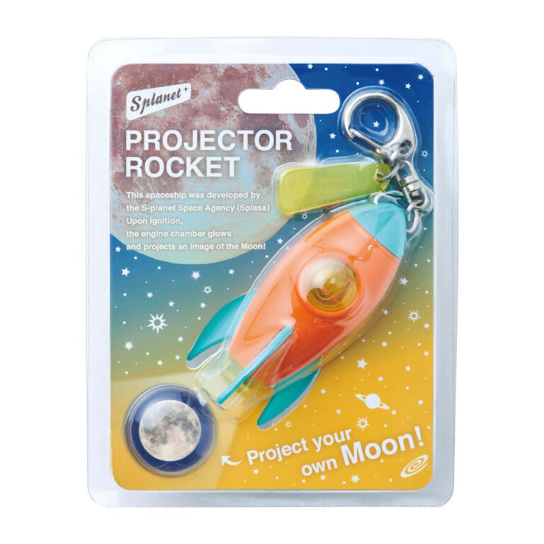 AVAILABLE 6/2023 Projector Rocket Keychain Moon Space Projectors